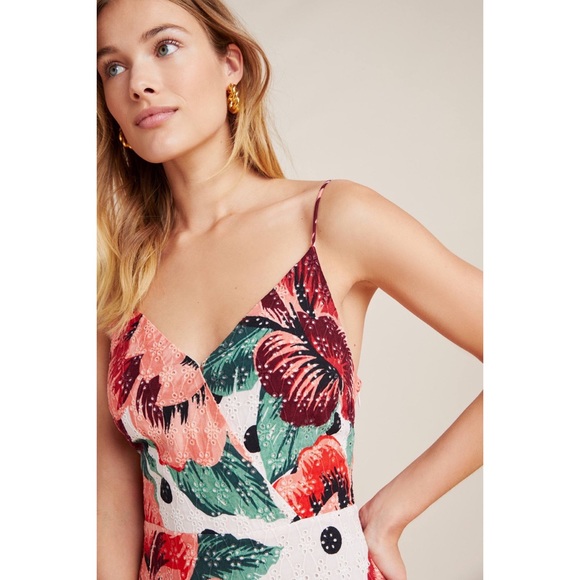 Anthropologie x Farm Rio Riviera Eyelet Maxi Dress - Picture 3 of 8